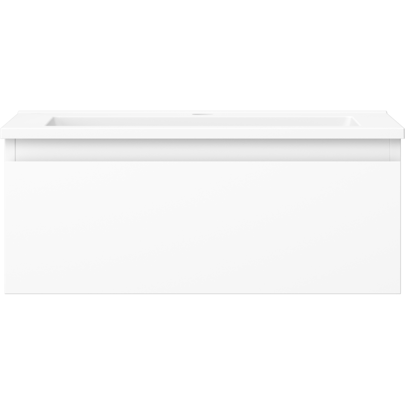 Mexen Orio шкаф за баня 60 см с мивка Otis, 1 чекмедже, бял мат - 91A10-06023-1-BF01-W18M01