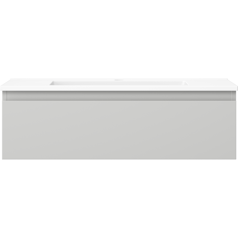 Mexen Orio шкаф за баня 80 см с мивка Otis, 1 чекмедже, сив мат/бял мат - 91A10-08023-1-BF62-W18M01