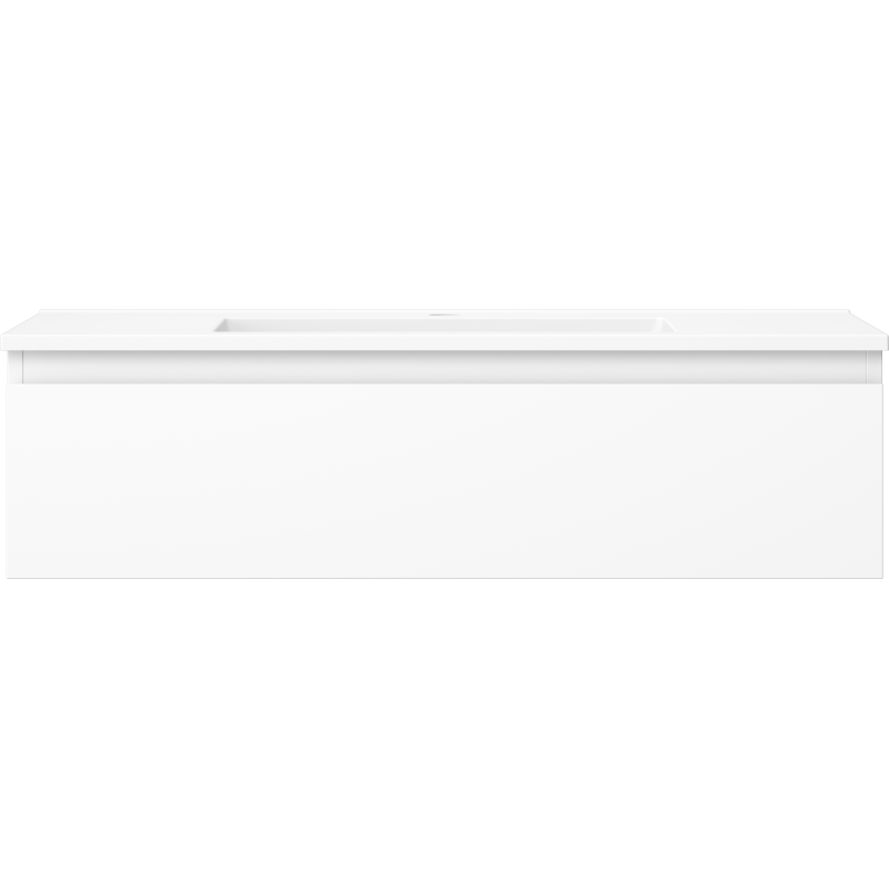 Mexen Orio шкаф за баня 90 см с мивка Otis, 1 чекмедже, бял мат - 91A10-09023-1-BF01-W18M01