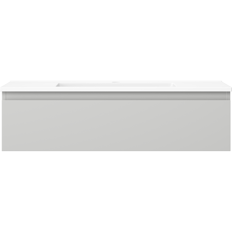 Mexen Orio баня шкаф 90 см с мивка Otis, 1 чекмедже, сив мат/бял мат - 91A10-09023-1-BF62-W18M01