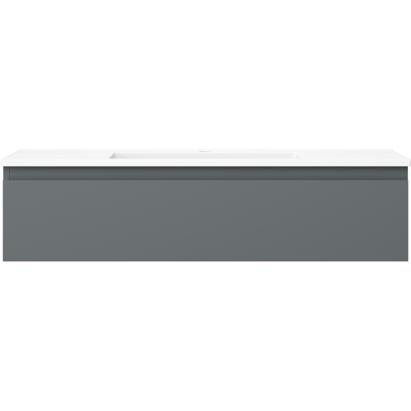 Mexen Orio баня шкаф 100 см с мивка Otis, 1 чекмедже, графит мат/бяло мат - 91A10-10023-1-BF66-W18M01