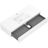 Mexen Orio шкаф за баня 120 см с мивка Otis, 1 чекмедже, бял мат - 91A10-12023-1-BF01-W18M01