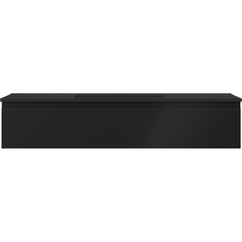 Mexen Orio баня шкаф 120 см с мивка Otis, 1 чекмедже, черен мат - 91A10-12023-1-BF71-W18M71