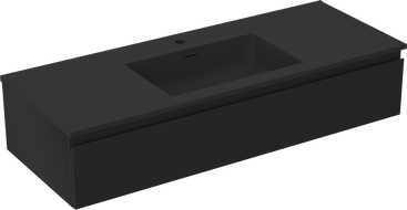 Mexen Orio баня шкаф 120 см с мивка Otis, 1 чекмедже, черен мат - 91A10-12023-1-BF71-W18M71