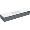 Mexen Orio шкаф за баня 160 см с мивка Otis, 1 чекмедже, графит мат/бял мат - 91A10-16023-1-BF66-W18M01