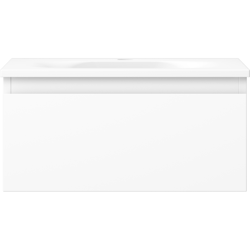 Mexen Orio баня шкафче 50 см с мивка Vela, 1 чекмедже, бял мат - 91A10-05023-1-BF01-W23M01