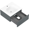 Mexen Orio баня шкаф 50 см с мивка Vela, 1 чекмедже, графит мат/бял мат - 91A10-05023-1-BF66-W23M01