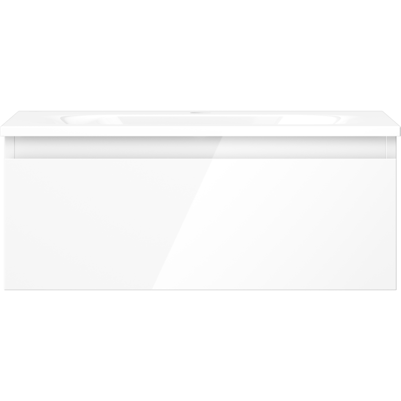 Mexen Orio шкаф за баня 60 см с умивалник Vela, 1 чекмедже, бял гланц - 91A10-06023-1-BF00-W23M00