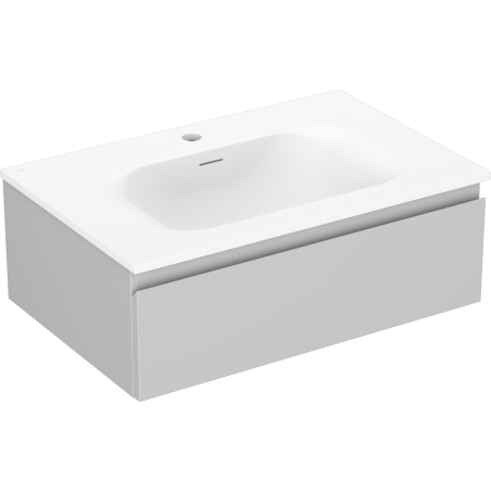 Mexen Orio шкаф за баня 70 см с мивка Vela, 1 чекмедже, сив мат/бял мат - 91A10-07023-1-BF62-W23M01