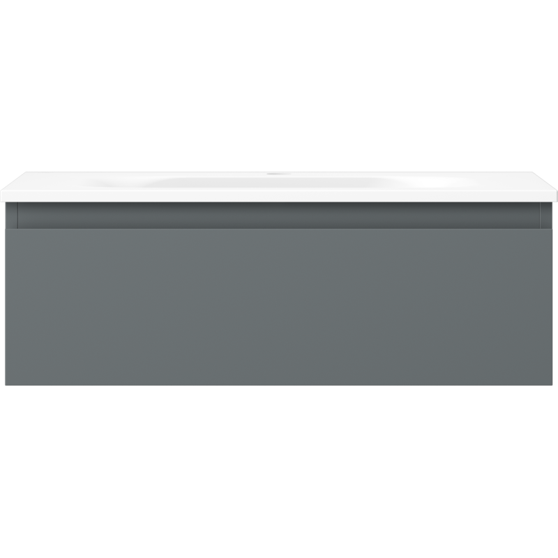 Mexen Orio шкаф за баня 70 см с мивка Вела, 1 чекмедже, графит мат/бял мат