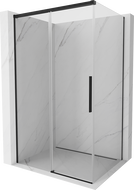 Mexen Rox плъзгаща душ кабина 140 x 90 cm, прозрачна, черна - 8C2-140-090-70-00