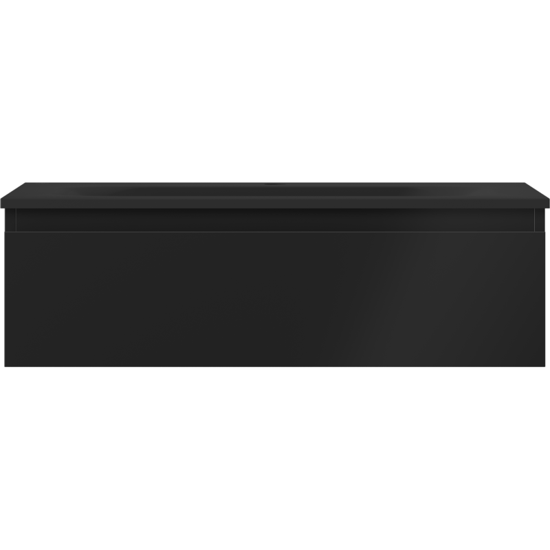 Mexen Orio шкаф за баня 80 см с мивка Vela, 1 чекмедже, черен мат - 91A10-08023-1-BF71-W23M71