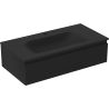 Mexen Orio шкафче за баня 90 см с мивка Vela, 1 чекмедже, черен мат - 91A10-09023-1-BF71-W23M71