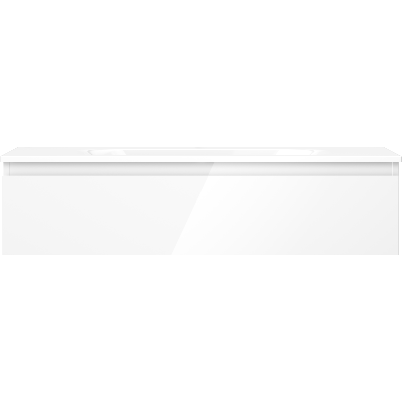 Mexen Orio шкаф за баня 100 см с мивка Vela, 1 чекмедже, бял гланц - 91A10-10023-1-BF00-W23M00