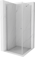 Mexen Pretoria душ кабина с отваряне 80 x 80 см, прозрачна, хром - 852-080-080-01-00