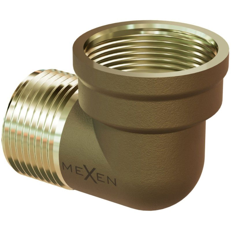 Mexen BRASS месингово коляно 3/4 M x 3/4 F - W97410-3434