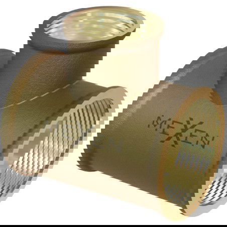 Mexen BRASS месингов тройник 1/2 GW x 3/4 GW x 1/2 GW - W97412-123412