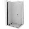 Mexen Pretoria кабинка за душ 70 x 80 см, прозрачна, черна - 852-070-080-70-00