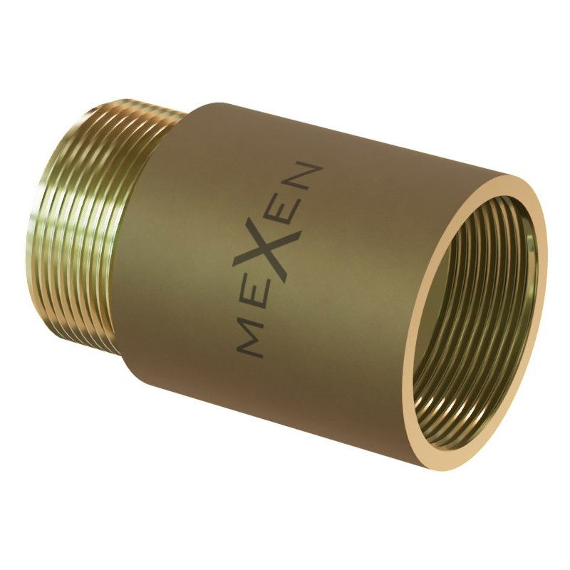 Mexen BRASS кръгъл редукционен удължител месинг 1/2 GW x 3/8 GZ, 10 mm - W97416-1238-10