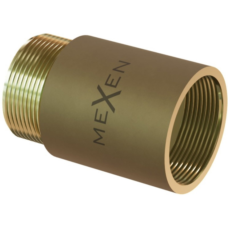 Mexen BRASS кръгъл редукционен удължител месингов 1/2 GW x 3/8 GZ, 10 mm - W97416-1238-10