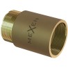 Mexen BRASS кръгъл редукционен удължител месингов 1/2 GW x 3/8 GZ, 10 mm - W97416-1238-10