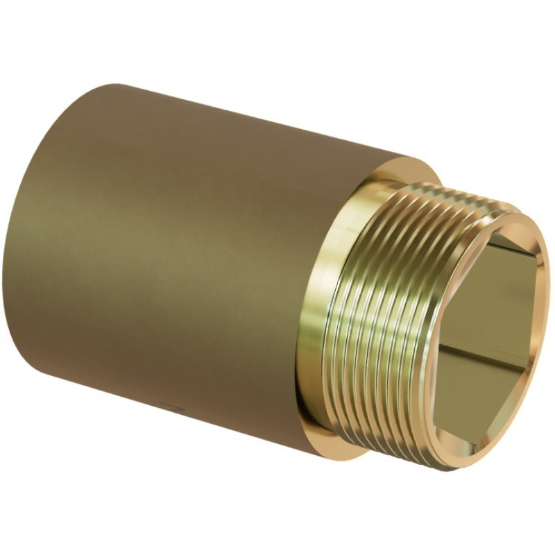 Mexen BRASS кръгъл редукционен удължител месингов 1/2 GW x 3/8 GZ, 10 mm - W97416-1238-10