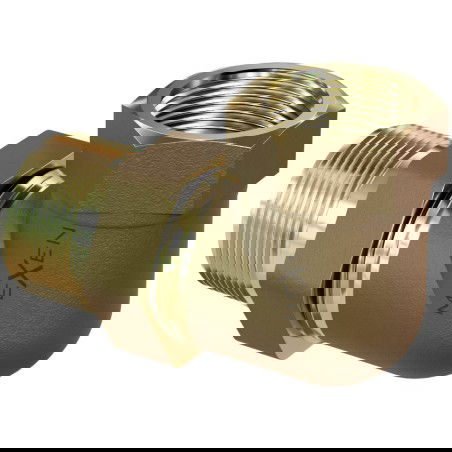 Mexen BRASS месингова ъглова връзка 6/4 МР x 6/4 ЖР - W97418-6464