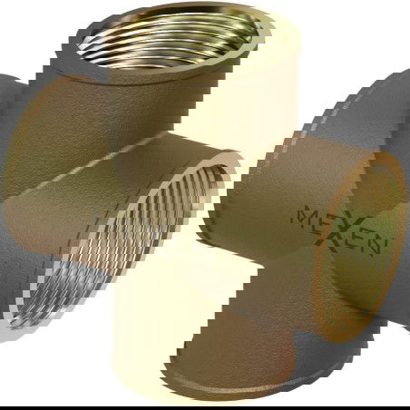 Mexen BRASS месингов четворник 3/4 GW x 3/4 GW x 3/4 GW x 3/4 GW - W97418-34343434