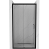 Mexen Apia плъзгаща се душ врата 145 cm, прозрачна, черна - 845-145-000-70-00