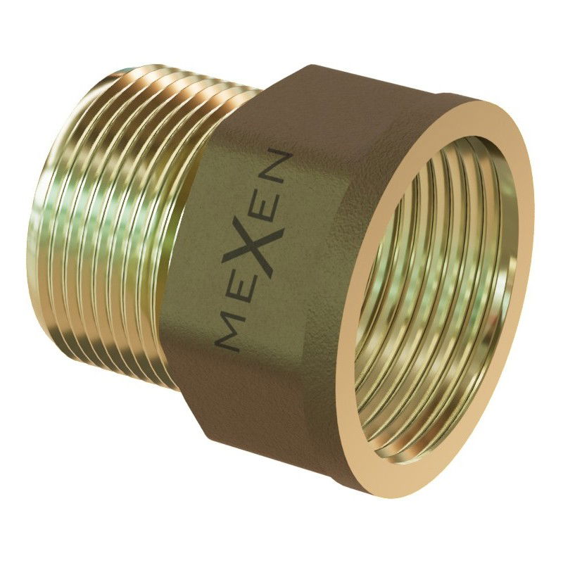 Mexen BRASS месингова удължителна гайка 1/2 GW x 1/2 GZ, 25 mm - W97420-1212-25