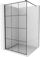 Mexen Kioto душ параван Walk-in 110 x 200 см, черна мрежа 8 мм, черна - 800-110-101-70-77