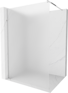 Mexen Kioto душ кабина Walk-in 140 x 200 см, матово стъкло 8 мм, хром - 800-140-101-01-30