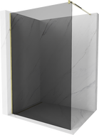 Mexen Kioto душ-панел Walk-in 130 x 200 см, графит 8 мм, златен - 800-130-101-50-40