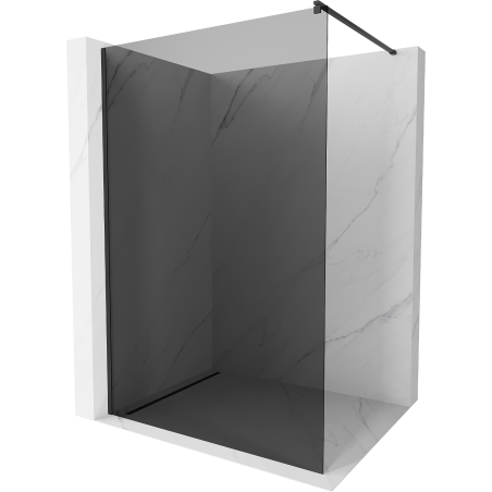 Mexen Kioto душ преграда Walk-in 140 x 200 см, графит 8 мм, черен - 800-140-101-70-40