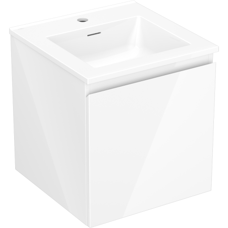 Mexen Orio шкаф за баня 45 см с мивка Otis, 1 чекмедже, бял гланц - 91A10-04547-1-BF00-W18M00