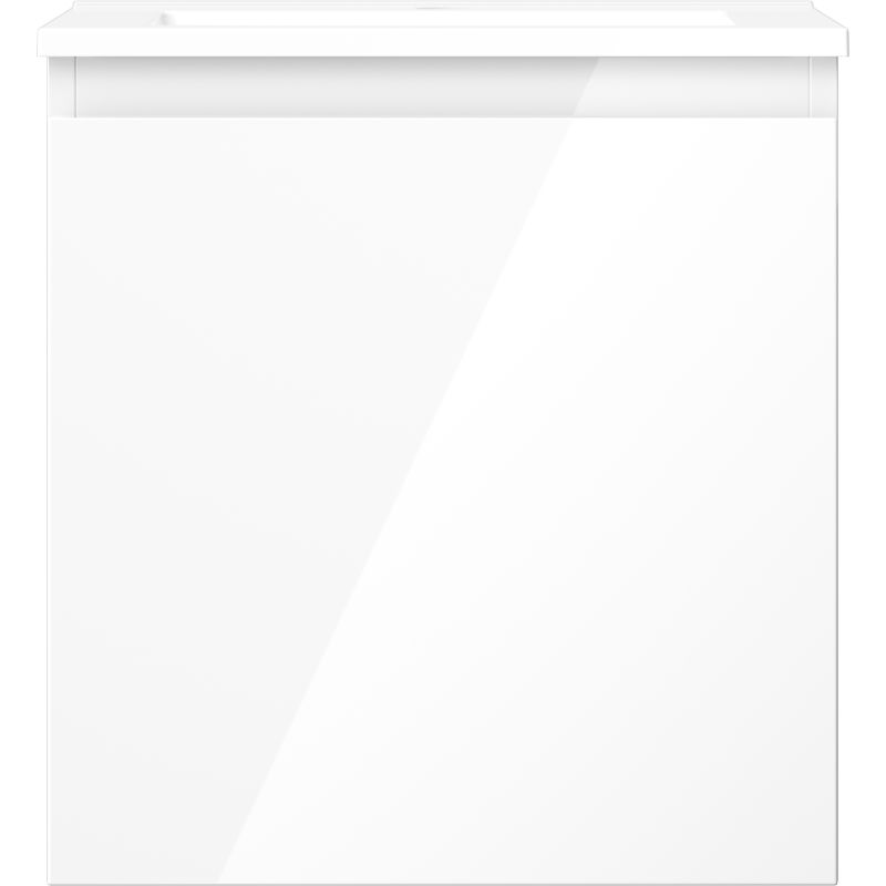 Mexen Orio шкаф за баня 45 см с мивка Otis, 1 чекмедже, бял гланц - 91A10-04547-1-BF00-W18M00