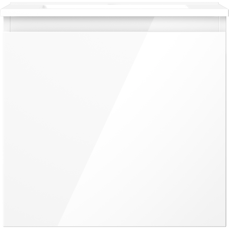 Mexen Orio шкаф за баня 50 см с мивка Otis, 1 чекмедже, бял гланц - 91A10-05047-1-BF00-W18M00