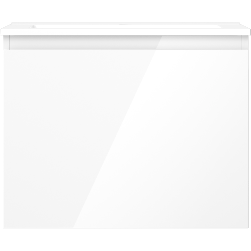 Mexen Orio шкаф за баня 60 см с мивка Otis, 1 чекмедже, бял гланц - 91A10-06047-1-BF00-W18M00