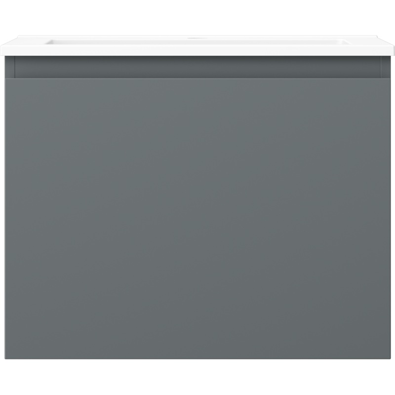 Mexen Orio шкафче за баня 60 см с мивка Otis, 1 чекмедже, графит мат/бяло мат - 91A10-06047-1-BF66-W18M01
