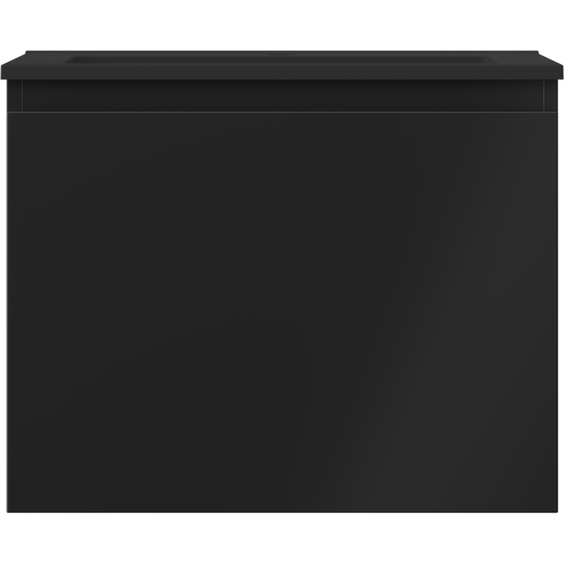 MEXEN ORIO шкаф за баня 60 см с умивалник Otis, 1 чекмедже, черен мат - 91A10-06047-1-BF71-W18M71