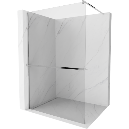 Mexen Kioto+ душ кабина с рафт Walk-in 90 x 200 см, прозрачна, хром - 800-090-121-01-00