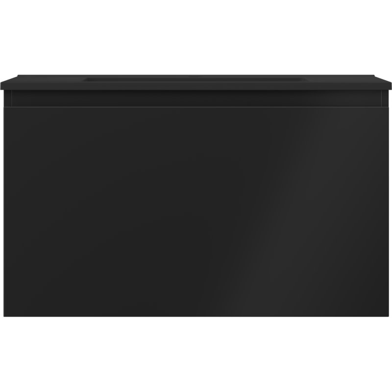 Mexen Orio баня шкаф 80 см с мивка Otis, 1 чекмедже, черна мат - 91A10-08047-1-BF71-W18M71