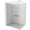 Mexen Kioto+ стена за душ с рафт Walk-in 120 x 200 см, прозрачен, хром - 800-120-121-01-00