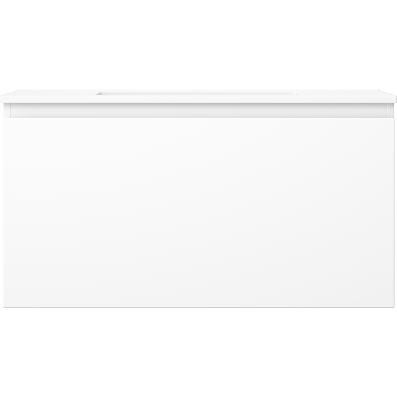 Mexen Orio баня шкаф 90 см с мивка Otis, 1 чекмедже, бял мат - 91A10-09047-1-BF01-W18M01