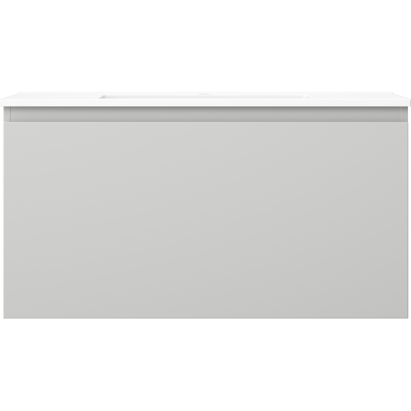 Mexen Orio баня шкаф 90 см с мивка Otis, 1 чекмедже, сив мат/бял мат - 91A10-09047-1-BF62-W18M01