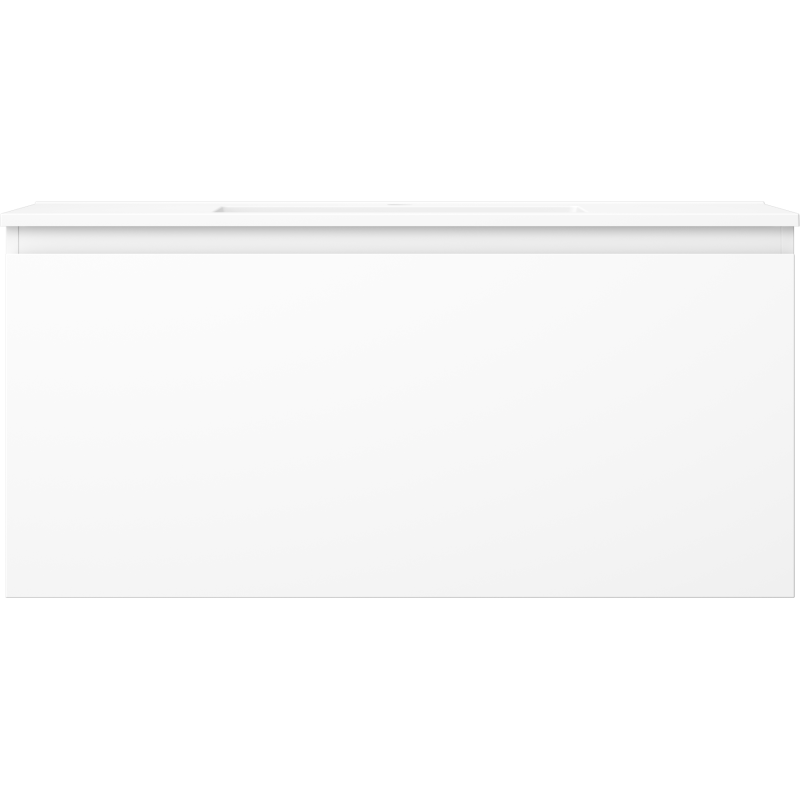 Mexen Orio шкаф за баня 100 см с мивка Otis, 1 чекмедже, бял мат - 91A10-10047-1-BF01-W18M01