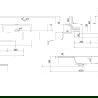 Шкафче за баня Mexen Orio 100 cm с мивка Otis, 1 чекмедже, бял мат - 91A10-10047-1-BF01-W18M01
