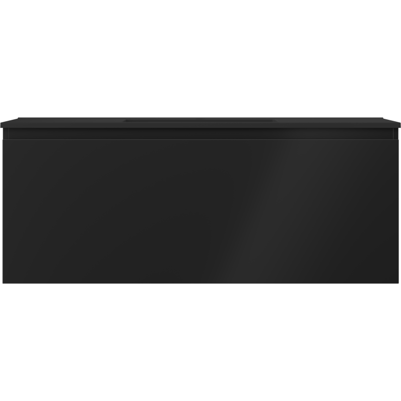 Mexen Orio шкаф за баня 120 см с мивка Otis, 1 чекмедже, черен мат - 91A10-12047-1-BF71-W18M71