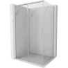 Mexen Rox плъзгаща се душ кабина 160 x 120 см, прозрачна, матиран никел - 8C2-160-120-97-00
