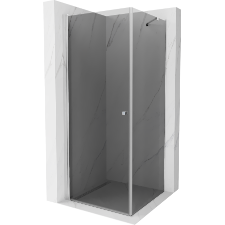 Mexen Pretoria отворена душ кабина 80 x 80 см, графит, хром - 852-080-080-01-40